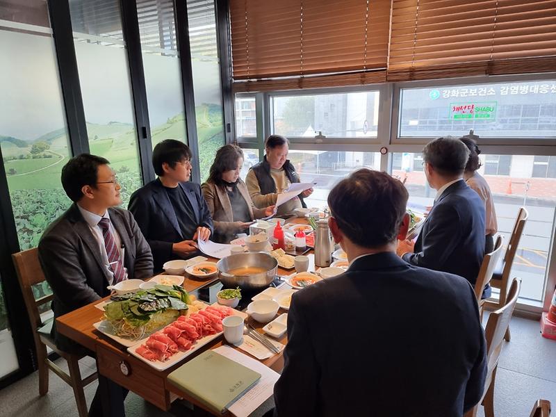 강화군 기자 간담회 사진